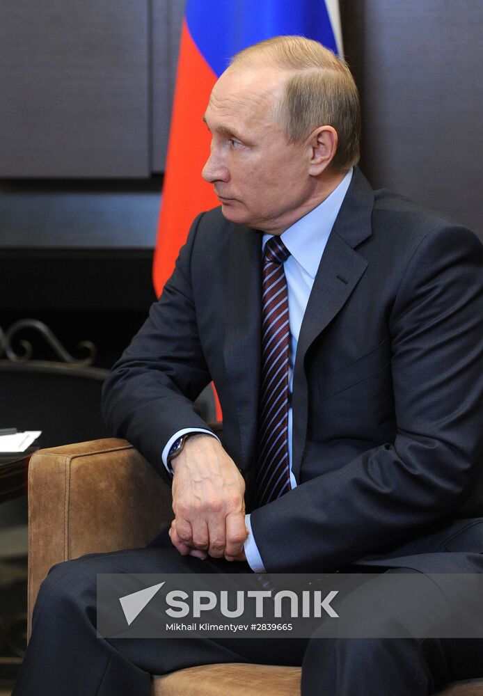 President Putin meets with Japan's Prime Minister Shinzo Abe