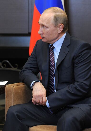 President Putin meets with Japan's Prime Minister Shinzo Abe