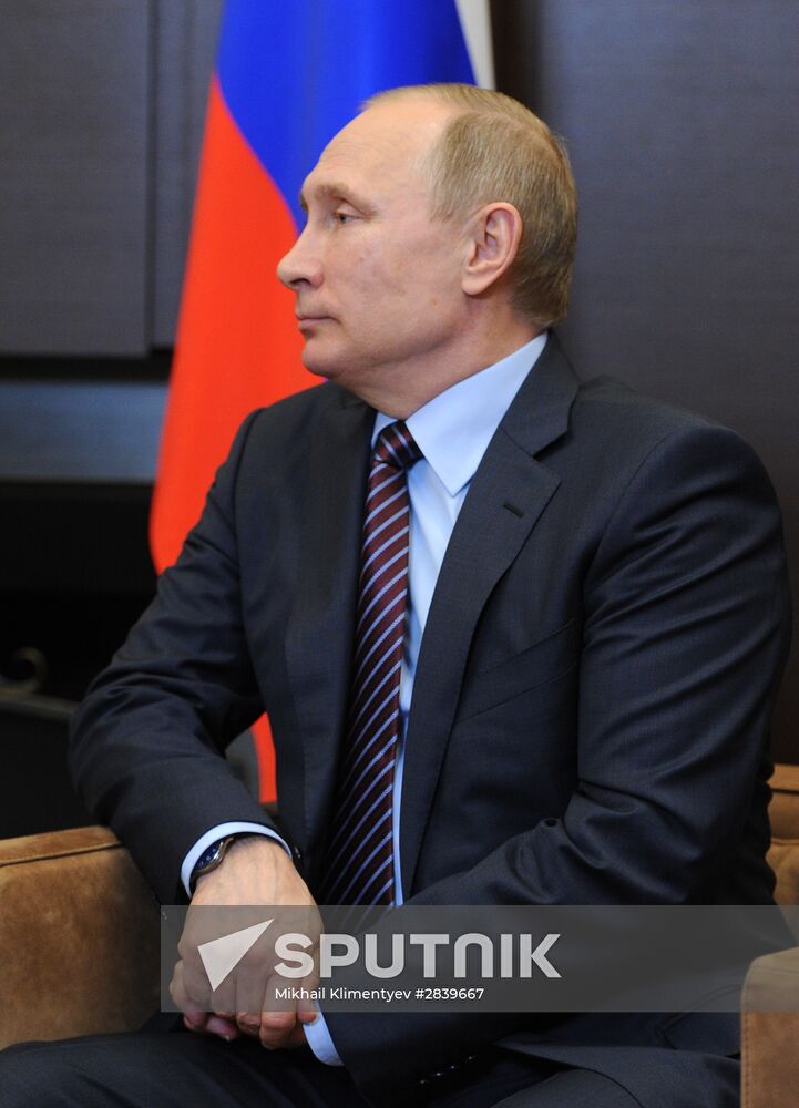 President Putin meets with Japan's Prime Minister Shinzo Abe