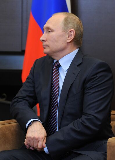 President Putin meets with Japan's Prime Minister Shinzo Abe