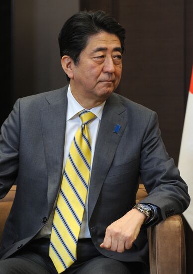 President Putin meets with Japan's Prime Minister Shinzo Abe
