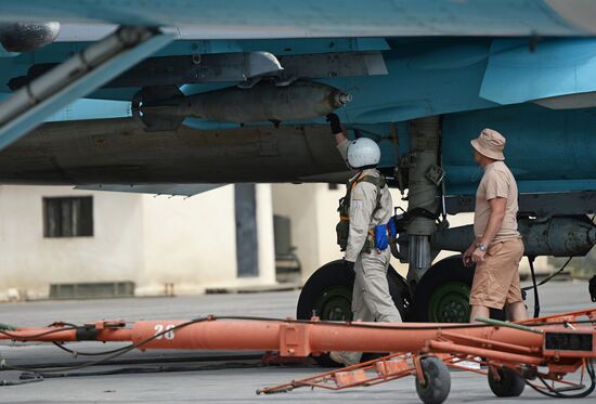 Hmeimim airbase in Syria