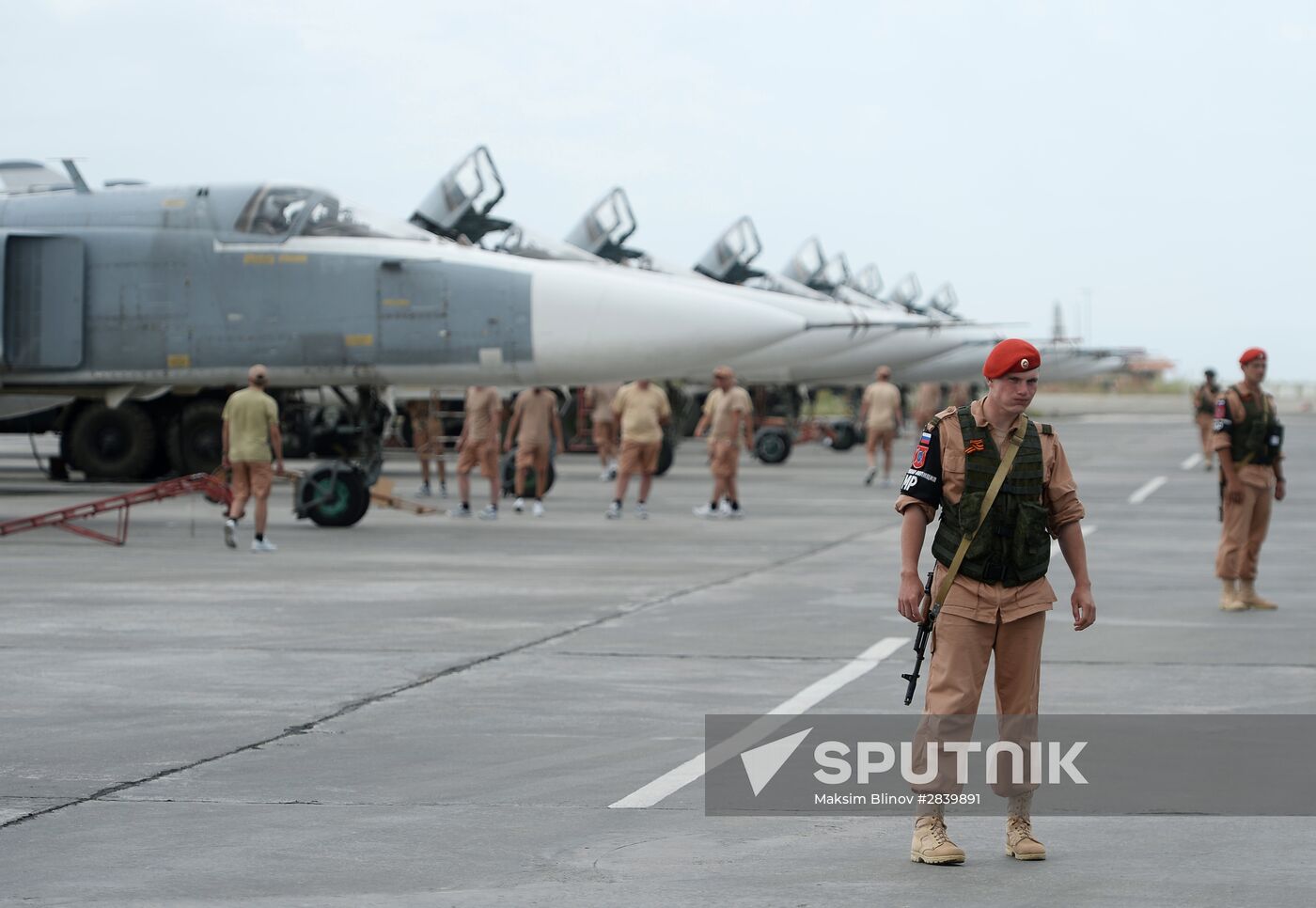 Hmeimim airbase in Syria