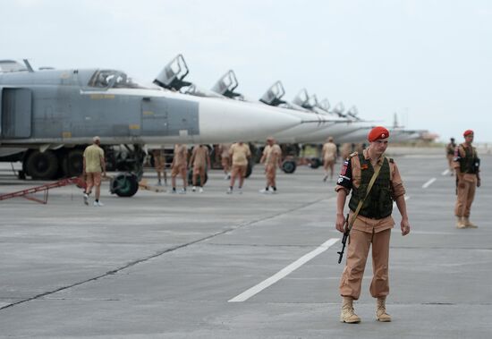 Hmeimim airbase in Syria
