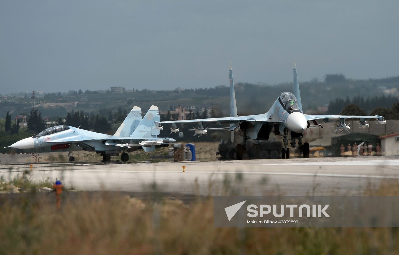 Hmeimim airbase in Syria