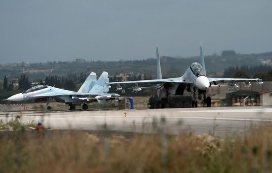 Hmeimim airbase in Syria
