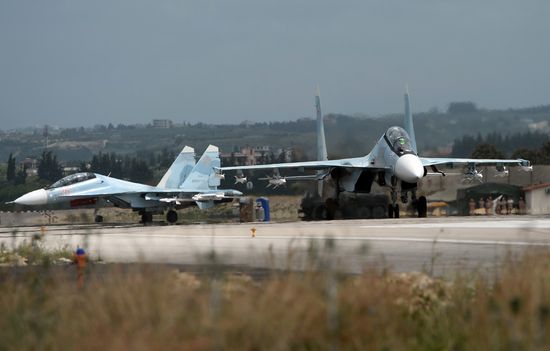 Hmeimim airbase in Syria