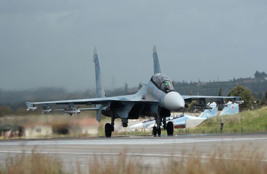 Hmeimim airbase in Syria