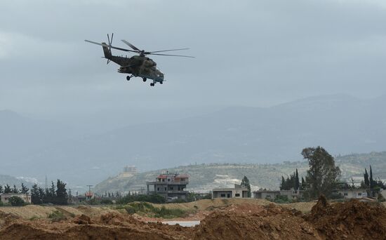 Hmeimim airbase in Syria