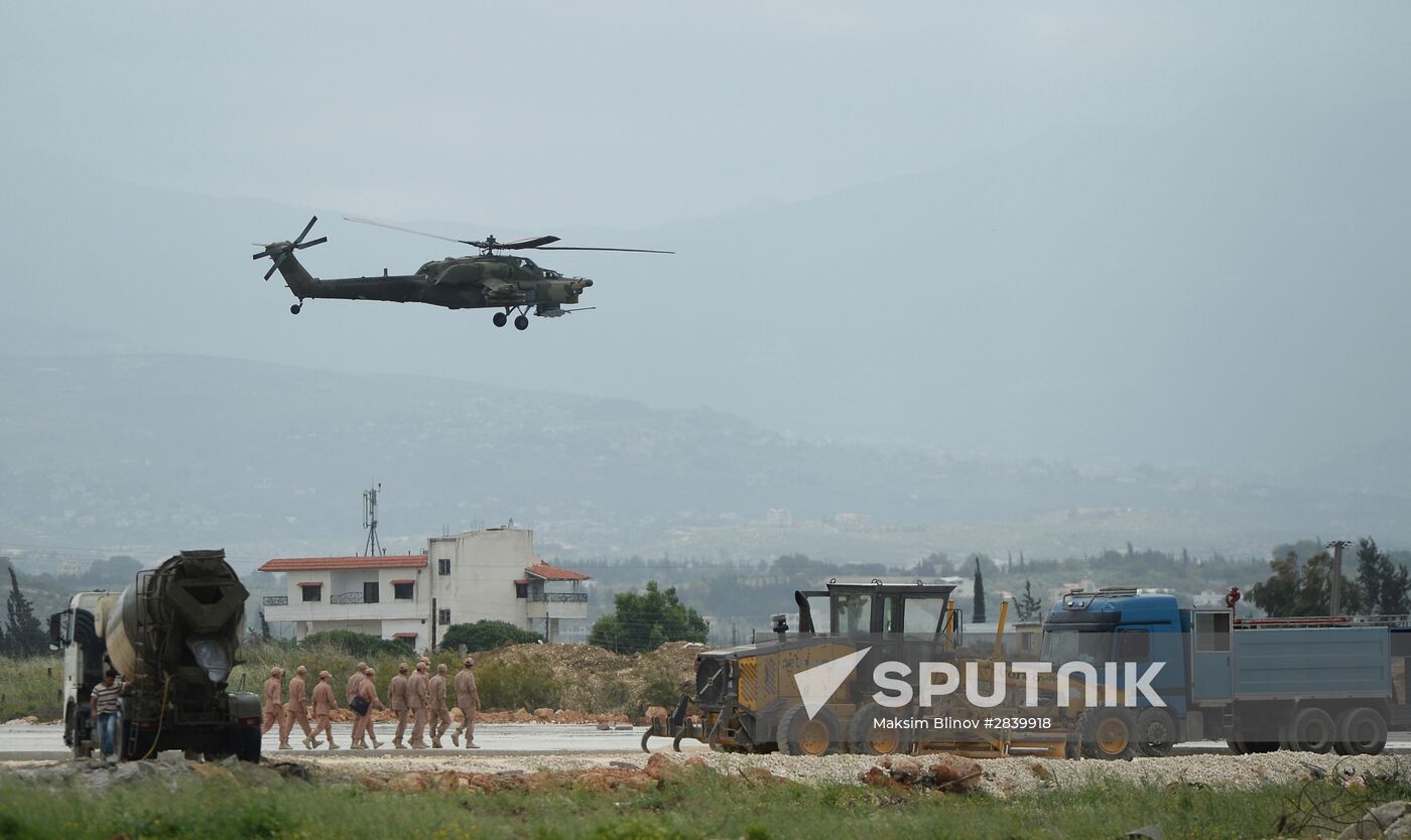 Hmeimim airbase in Syria