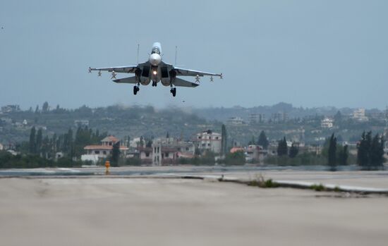Hmeimim airbase in Syria