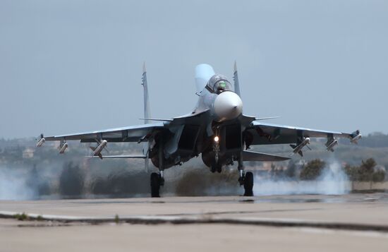Hmeimim airbase in Syria