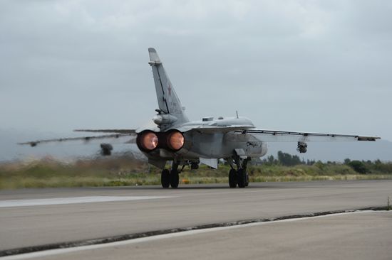 Hmeimim airbase in Syria