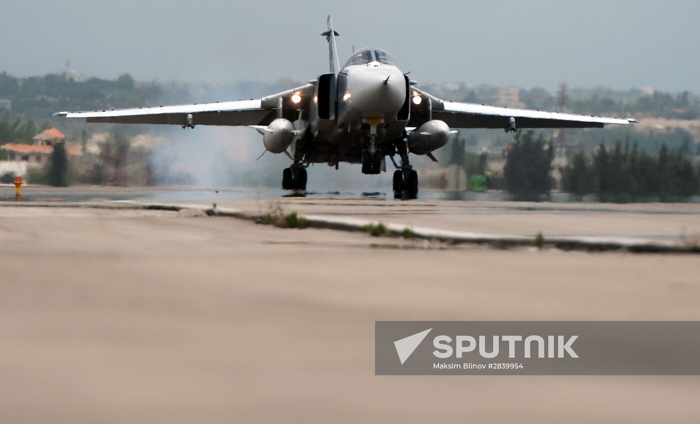 Hmeimim airbase in Syria