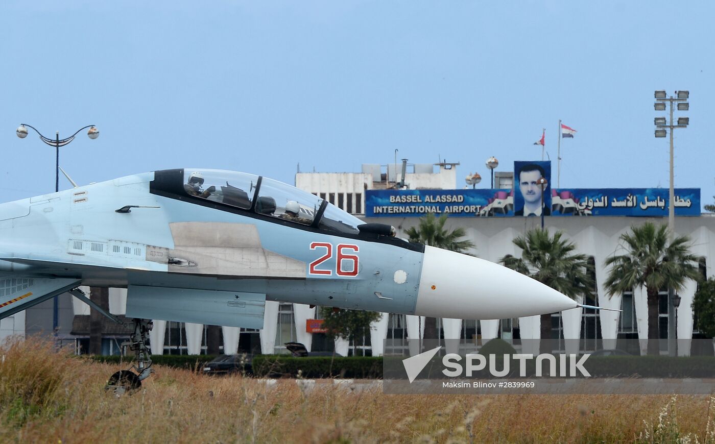 Hmeimim airbase in Syria