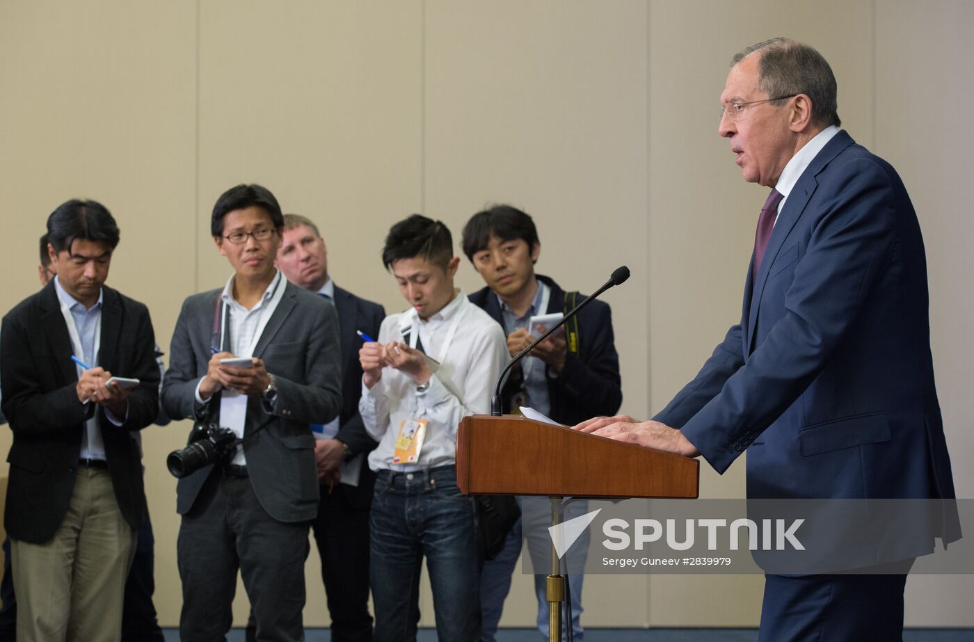 President Putin meets with Japan's Prime Minister Shinzo Abe