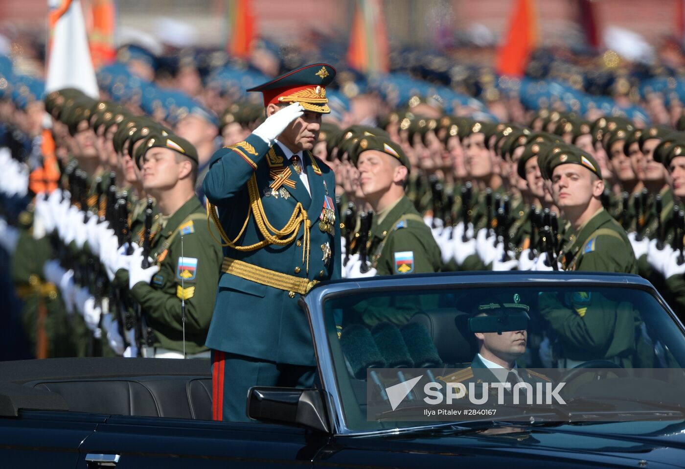 Final practice of military parade on 71st Victory anniversary