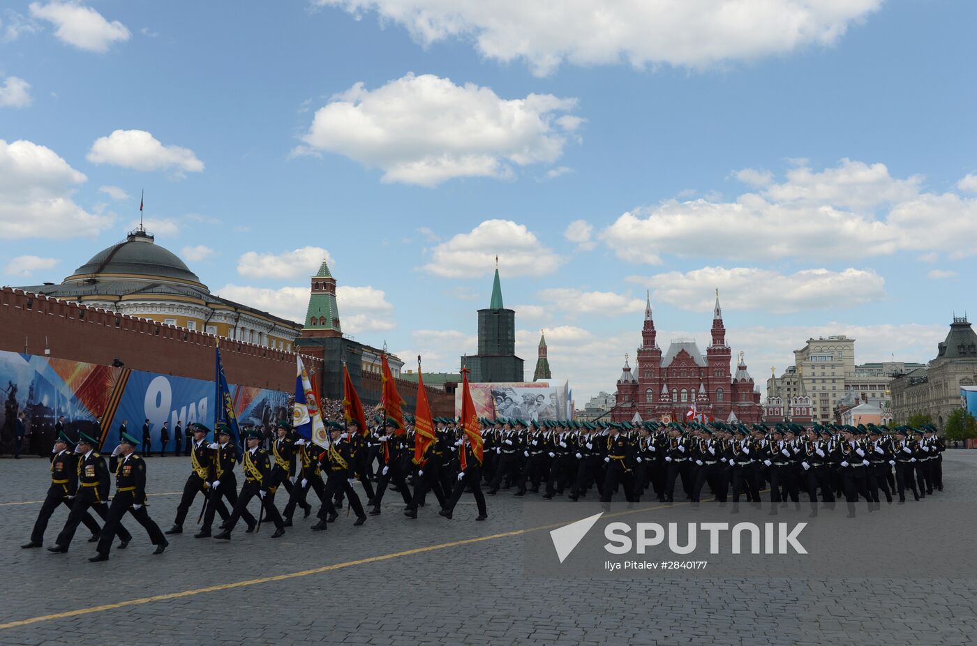 Final practice of military parade on 71st Victory anniversary
