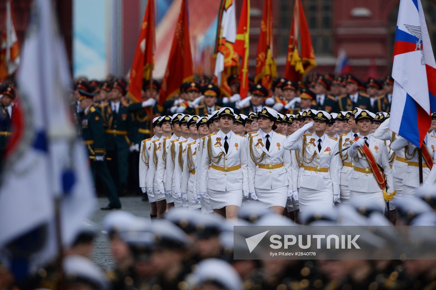 Final practice of military parade on 71st Victory anniversary
