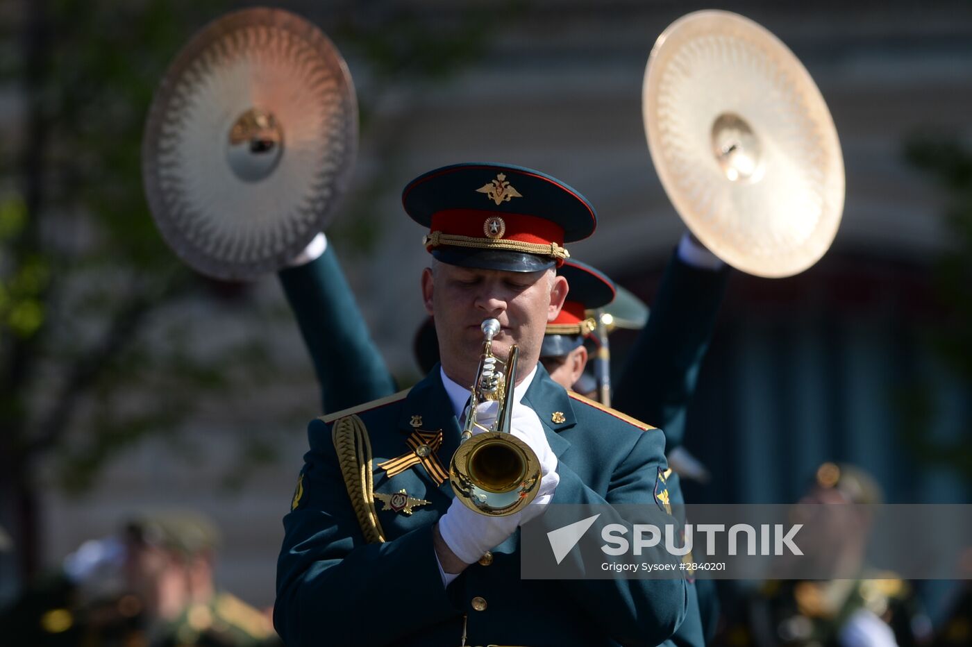 Final practice of military parade on 71st Victory anniversary