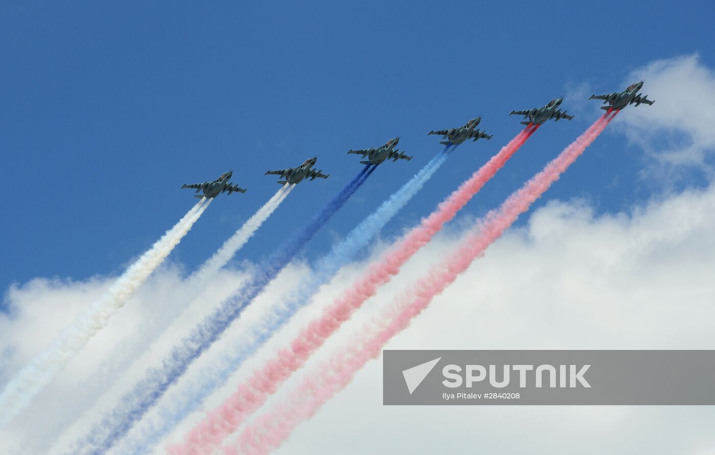 Final practice of military parade on 71st Victory anniversary