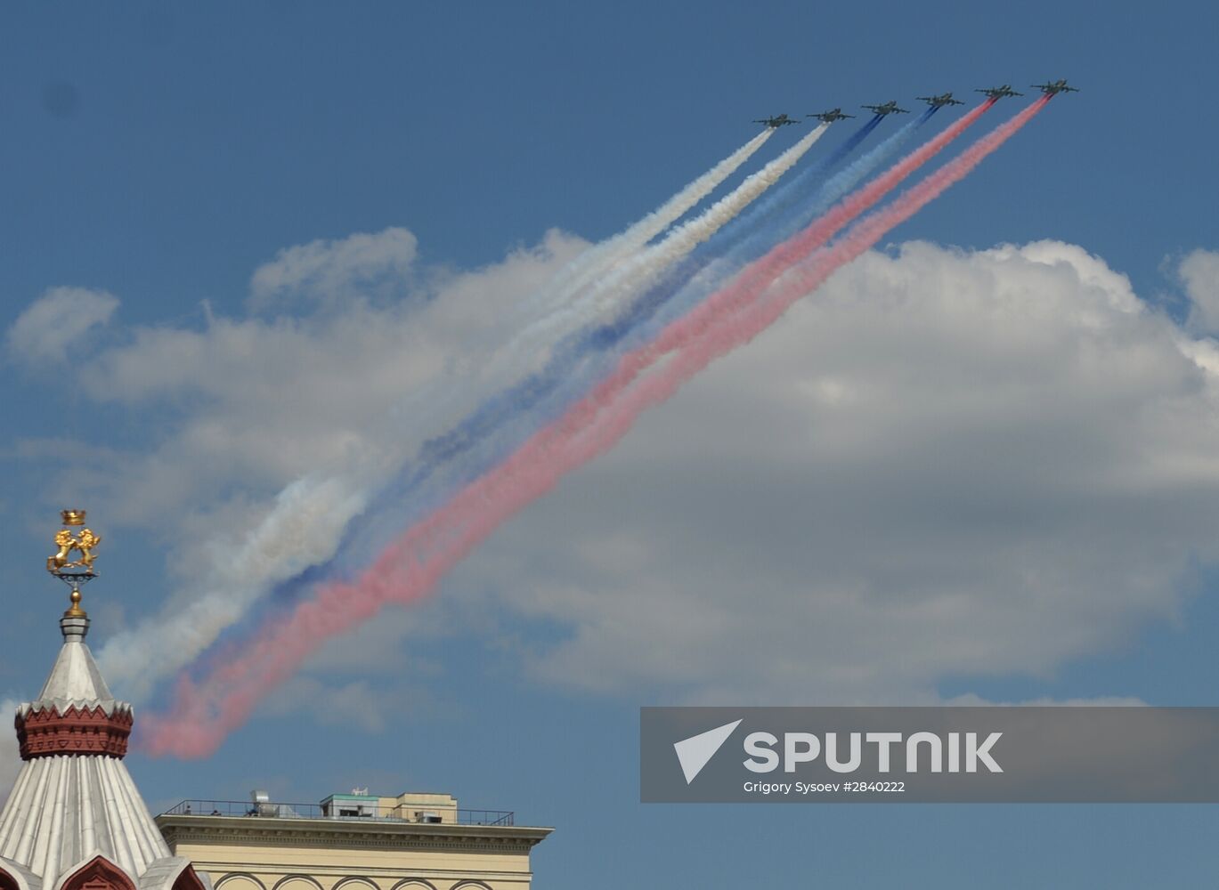 Final practice of military parade on 71st Victory anniversary