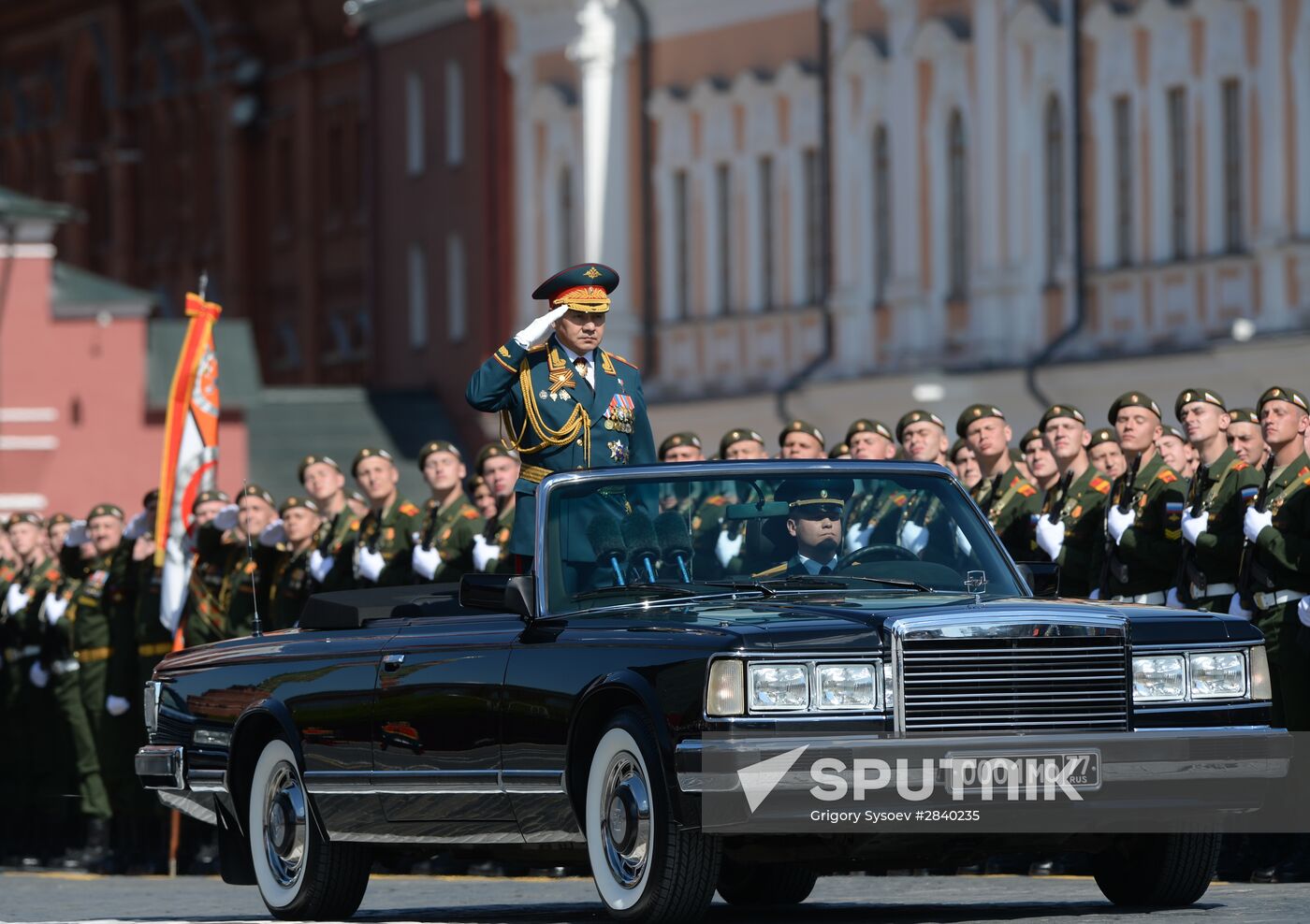 Final practice of military parade on 71st Victory anniversary