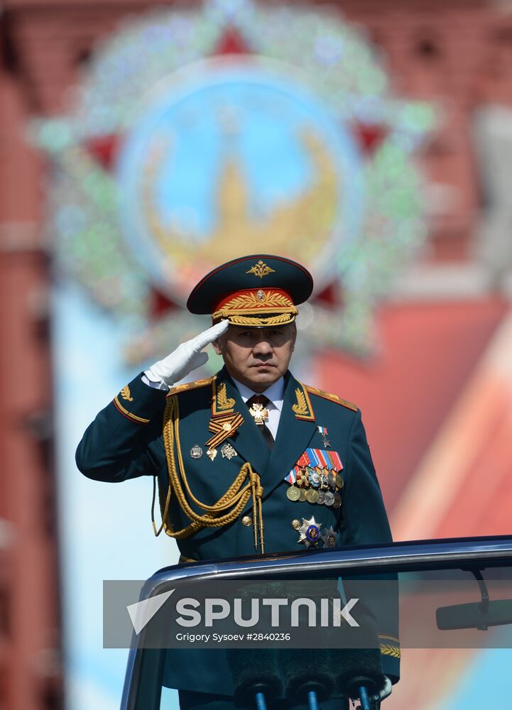 Final practice of military parade on 71st Victory anniversary