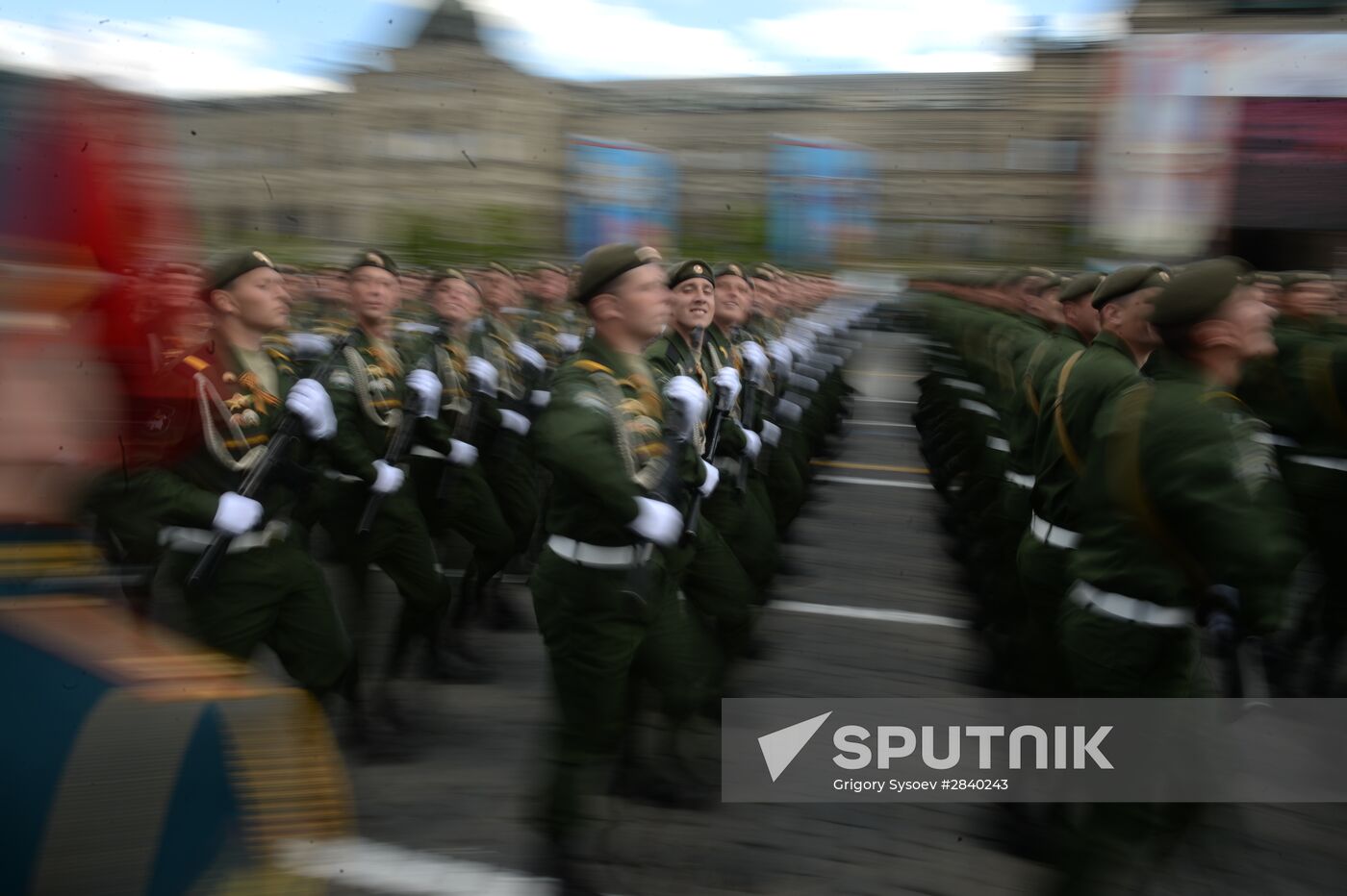 Final practice of military parade on 71st Victory anniversary