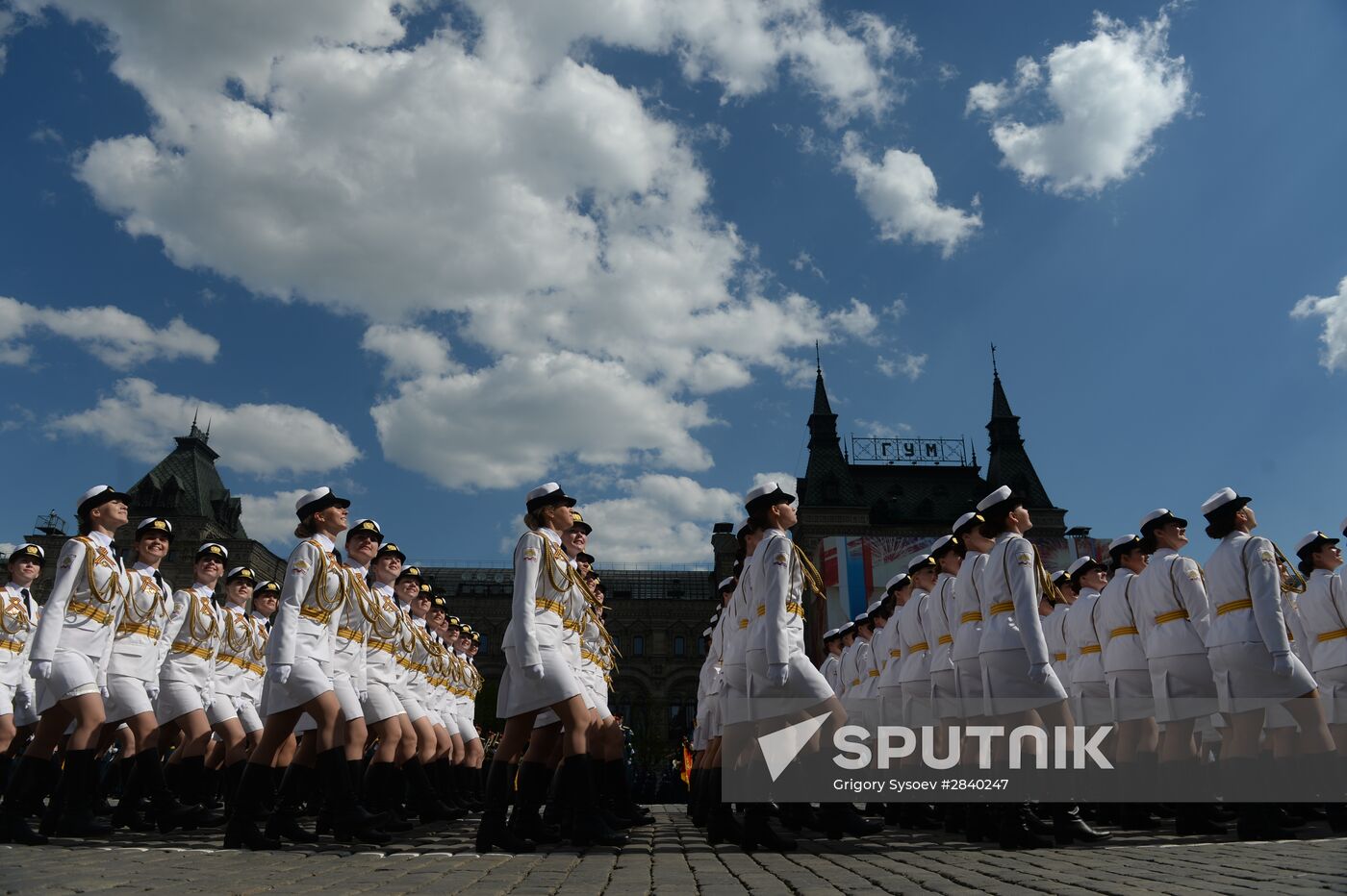 Final practice of military parade on 71st Victory anniversary