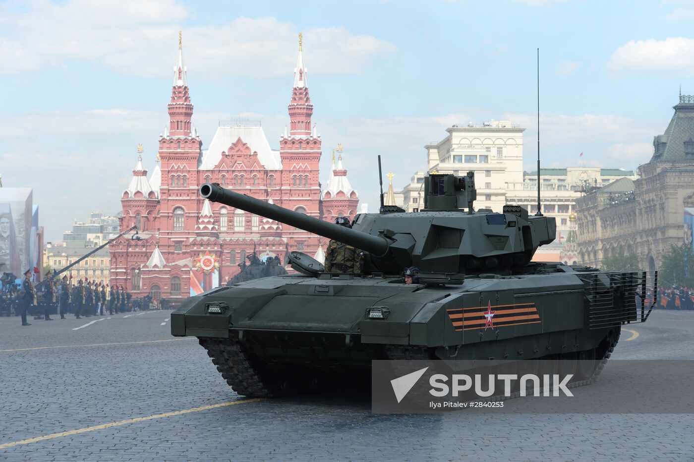 Final practice of military parade on 71st Victory anniversary