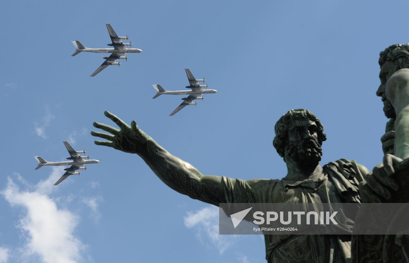Rehearsal of parade marking 71th anniversary of Victory in Great Patriotic War