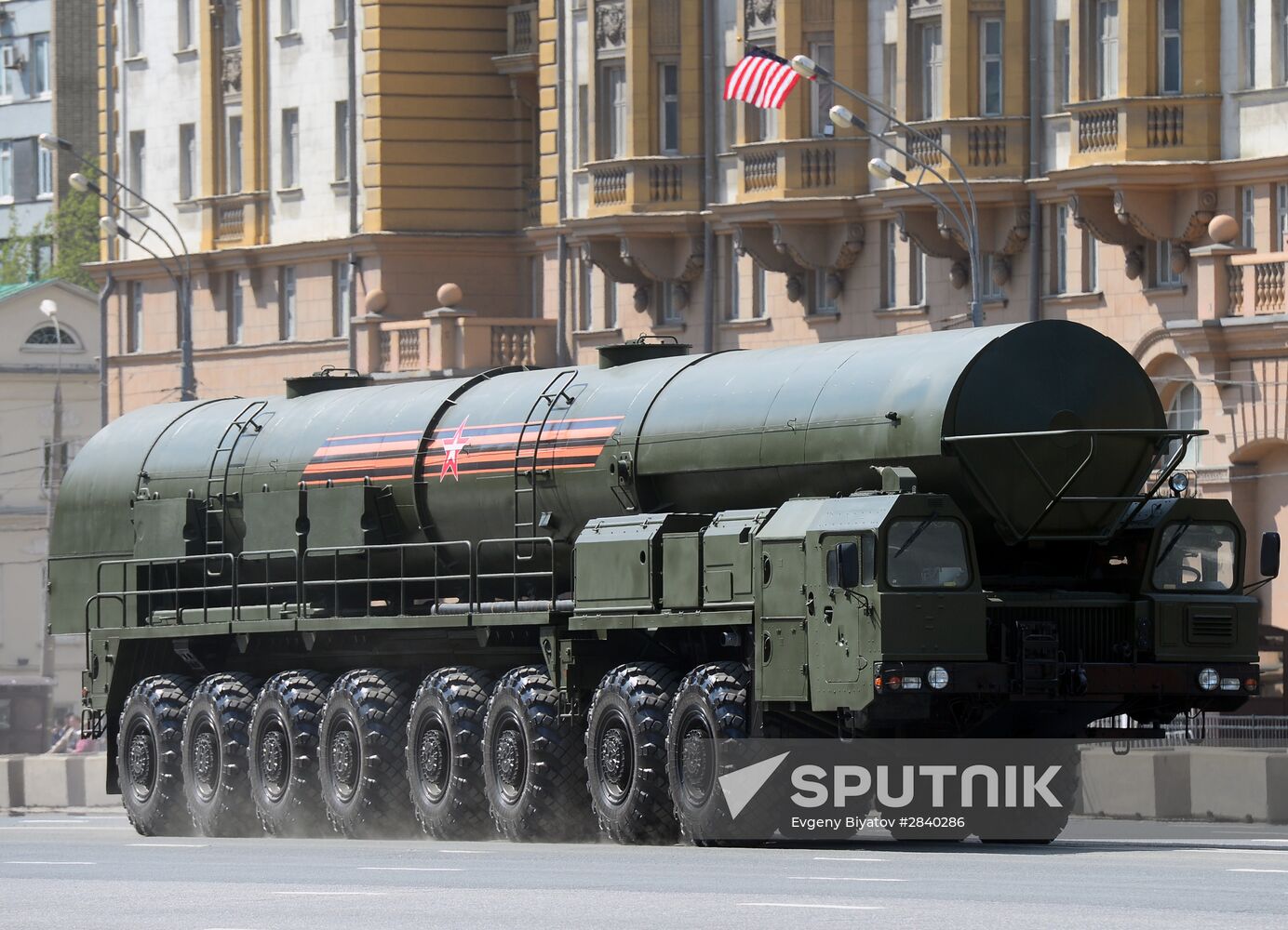 Final rehearsal of parade marking 71st anniversary of Victory in Great Patriotic War