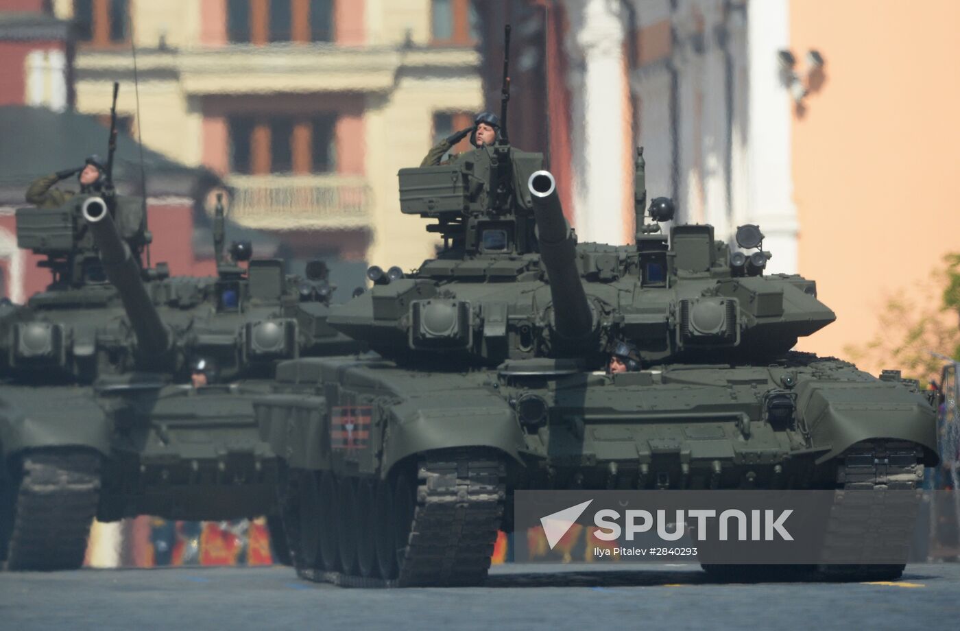 Final practice of military parade on 71st Victory anniversary