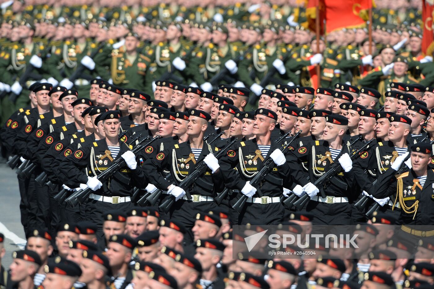 Final practice of military parade on 71st Victory anniversary