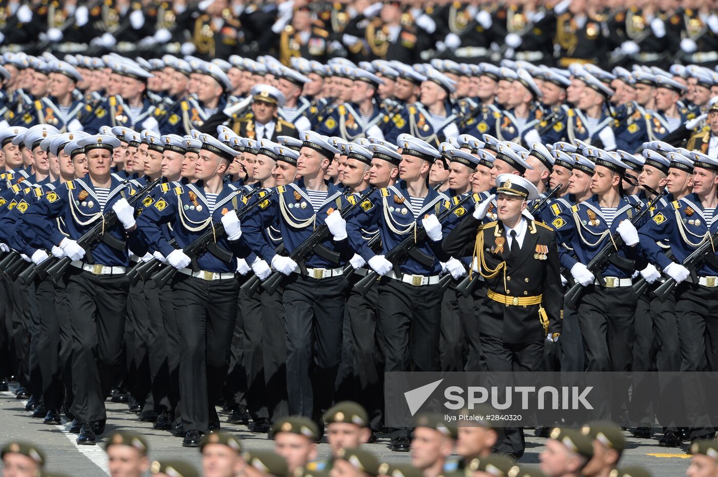 Final practice of military parade on 71st Victory anniversary