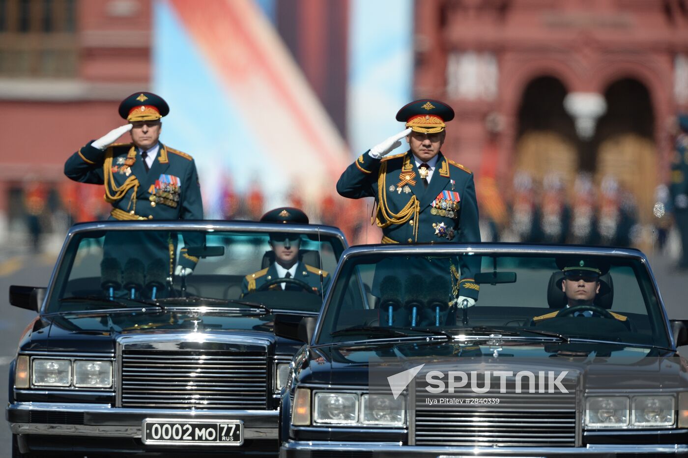 Final practice of military parade on 71st Victory anniversary