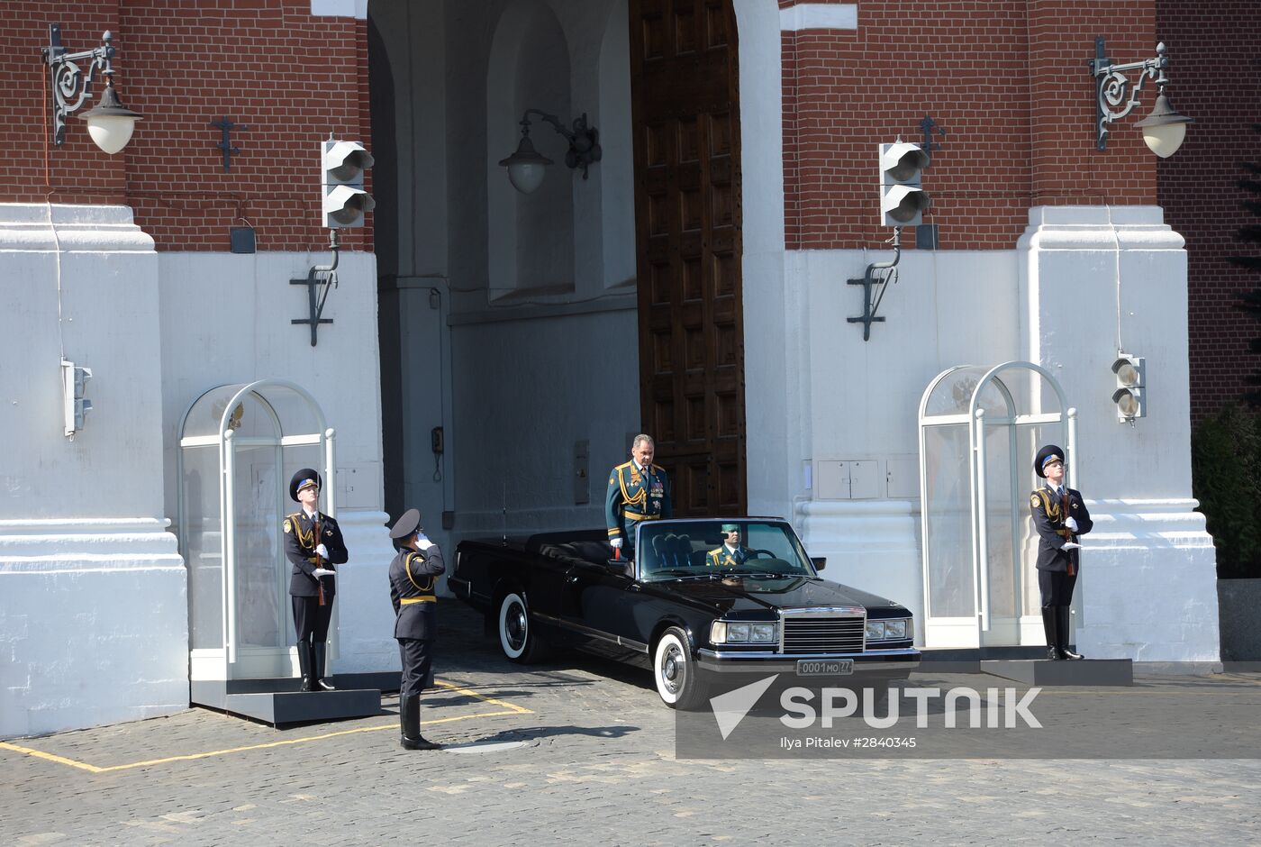 Final practice of military parade on 71st Victory anniversary
