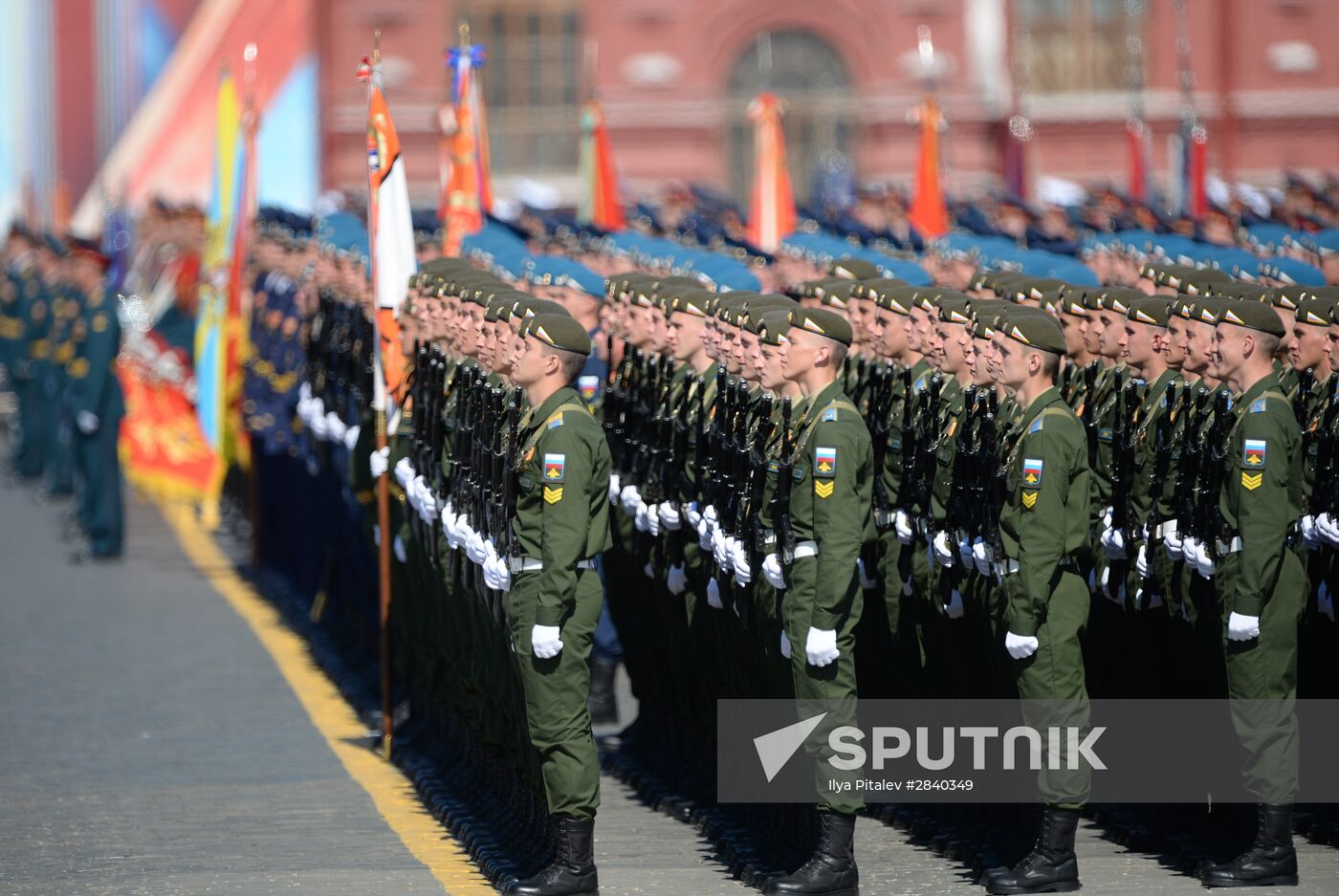 Final practice of military parade on 71st Victory anniversary