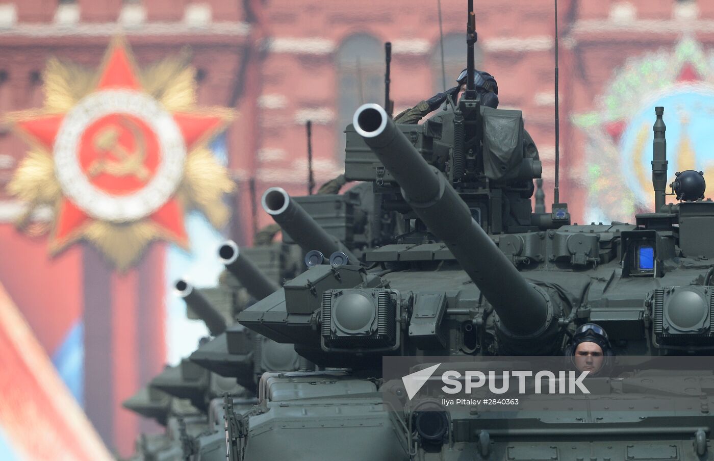 Final rehearsal of parade marking 71st anniversary of Victory in Great Patriotic War