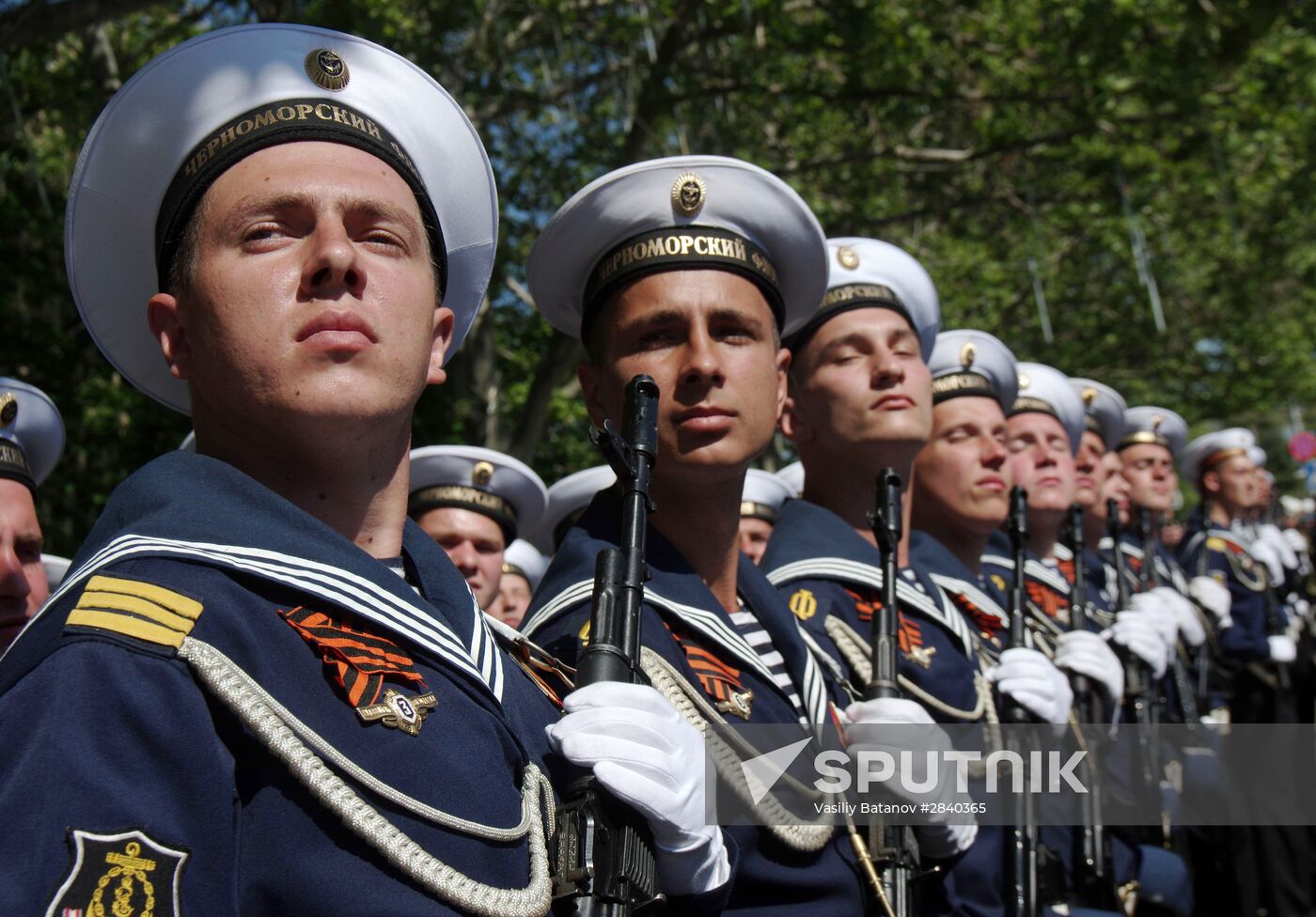 Final practice of Victory parade in Russian cities