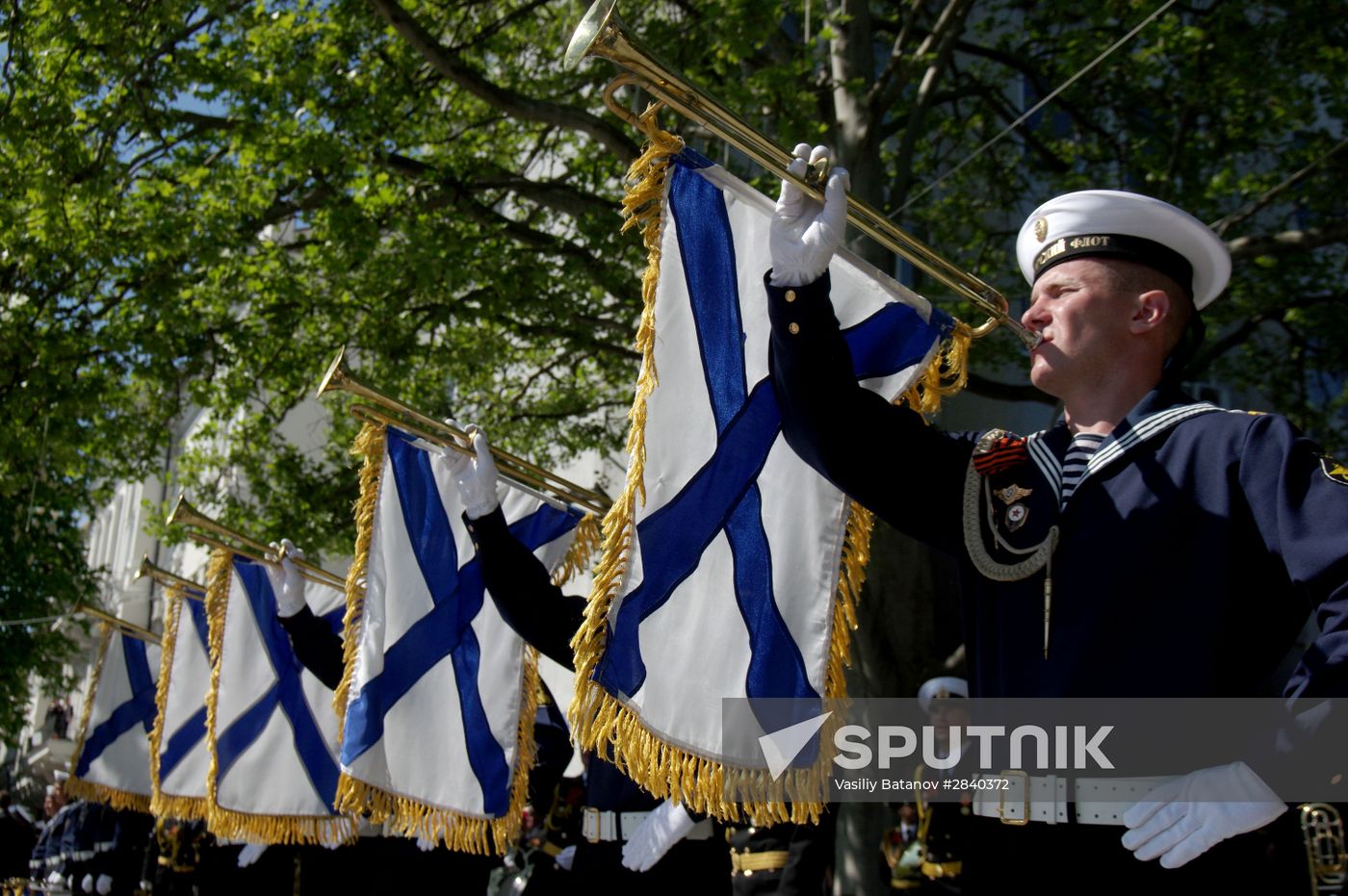 Final practice of Victory parade in Russian cities