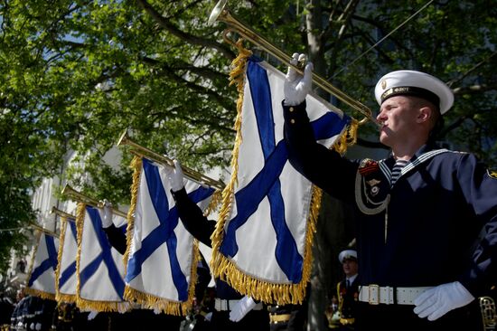 Final practice of Victory parade in Russian cities