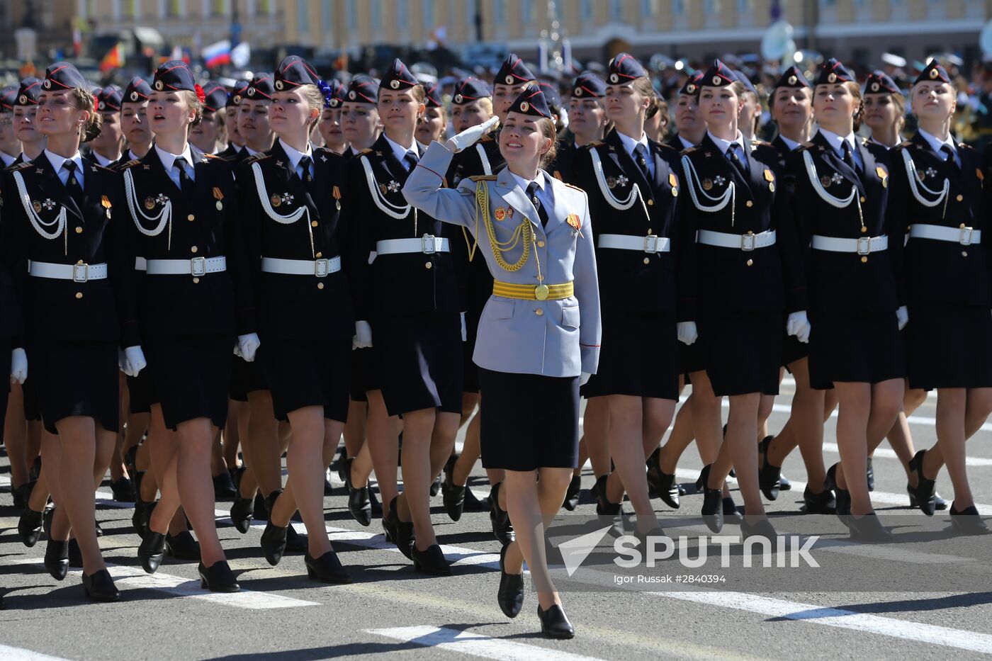 Final practice of Victory parade in Russian cities