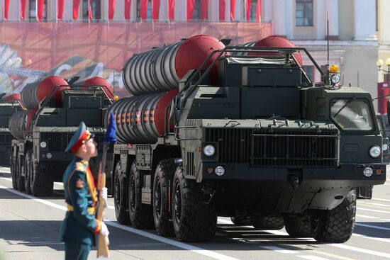 Final practice of Victory parade in Russian cities