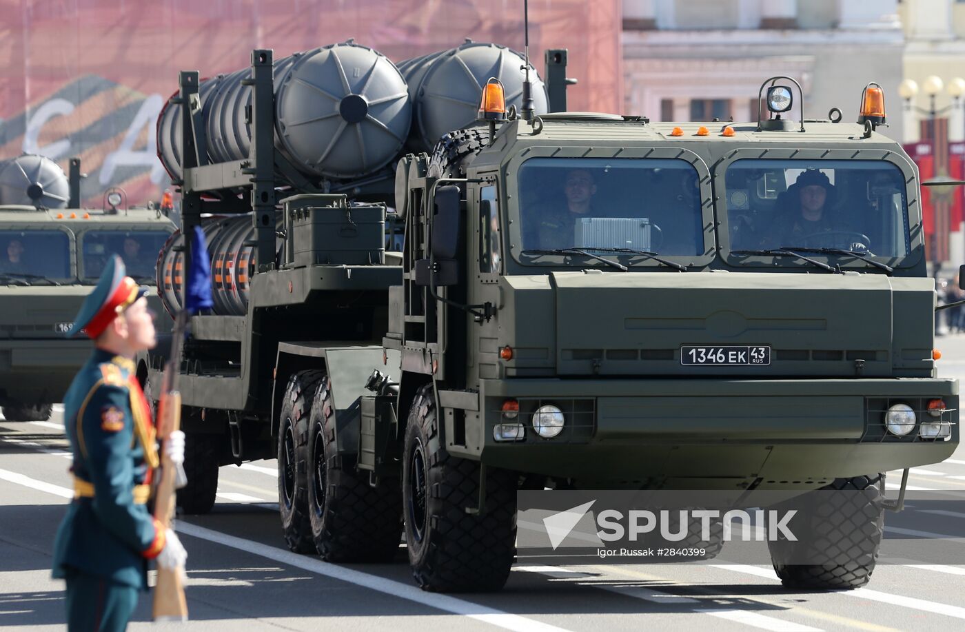 Final practice of Victory parade in Russian cities