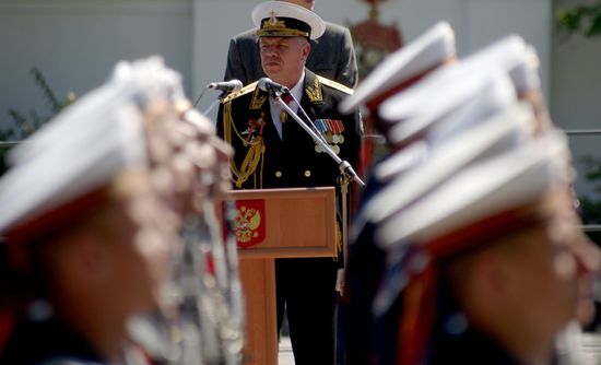 Final practice of Victory parade in Russian cities