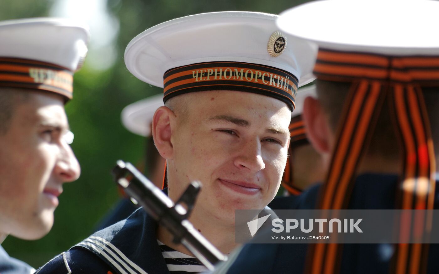 Final practice of Victory parade in Russian cities