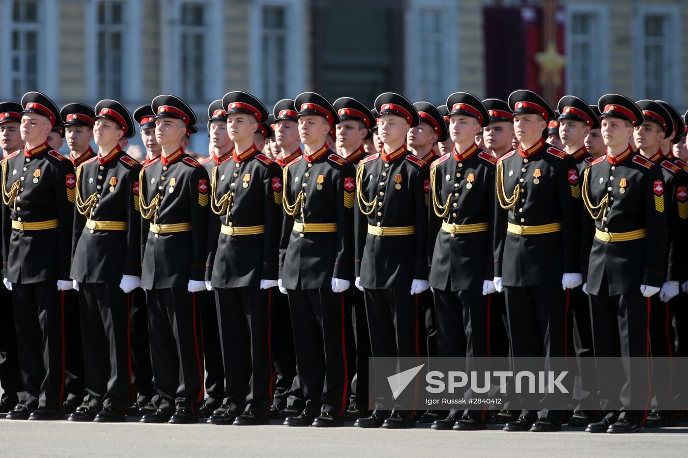 Final practice of Victory parade in Russian cities