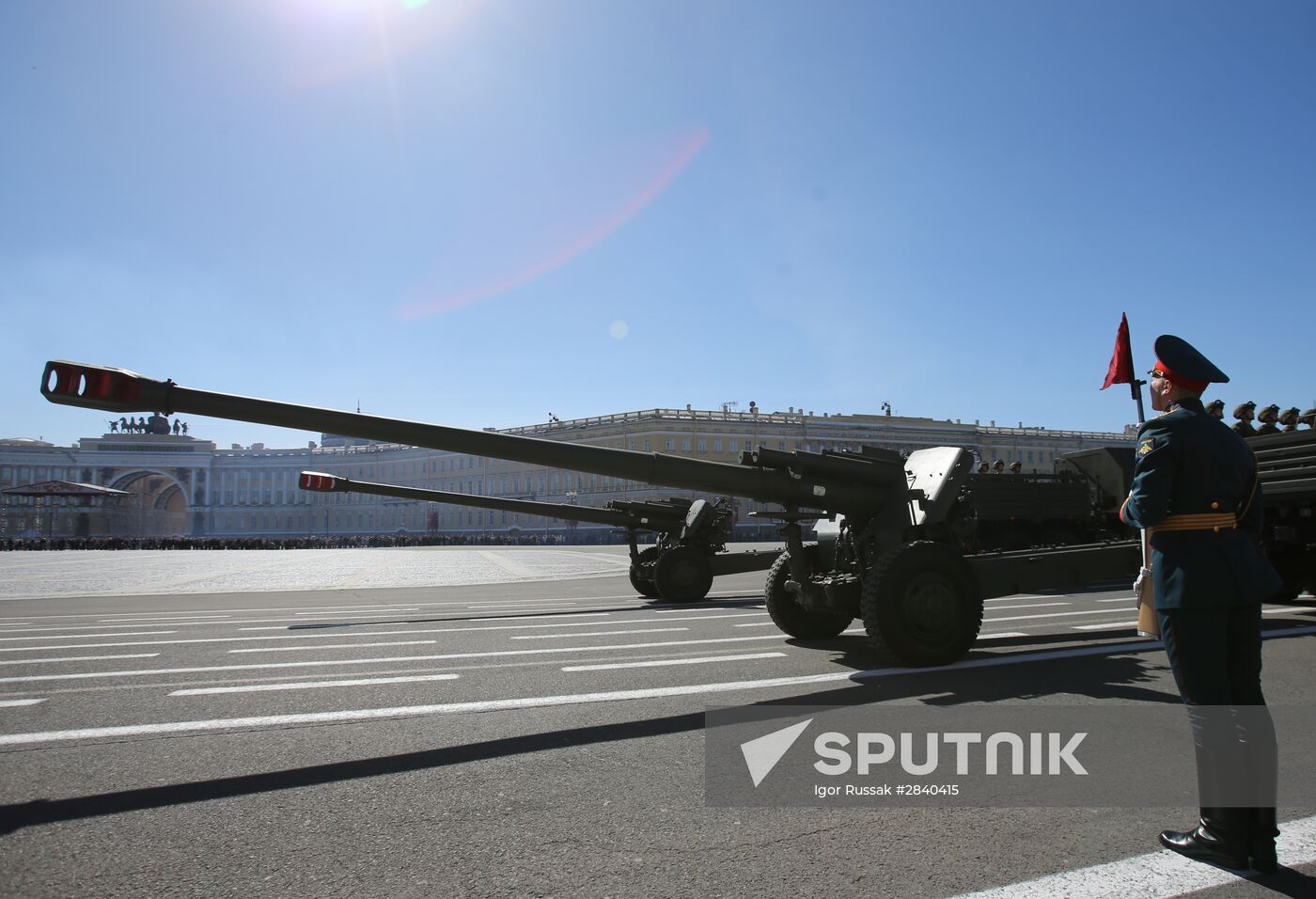 Final practice of Victory parade in Russian cities